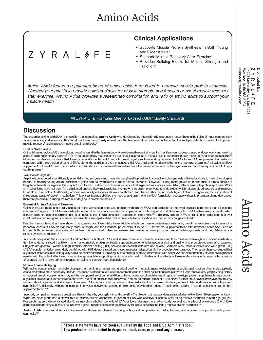 Amino Acids (lemon) 30sv