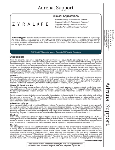 Adrenal Support 120c