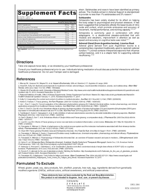 Adrenal Support 120c