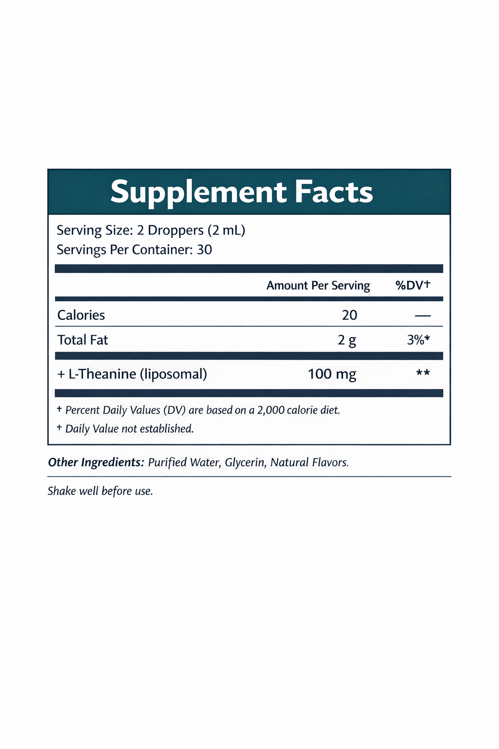 Liposomal L-Theanine